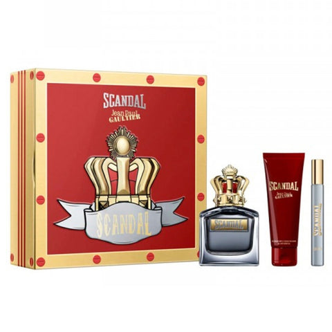 SCANDAL POUR HOMME SET EDT 100ML + EDT 10ML + SG 75ML