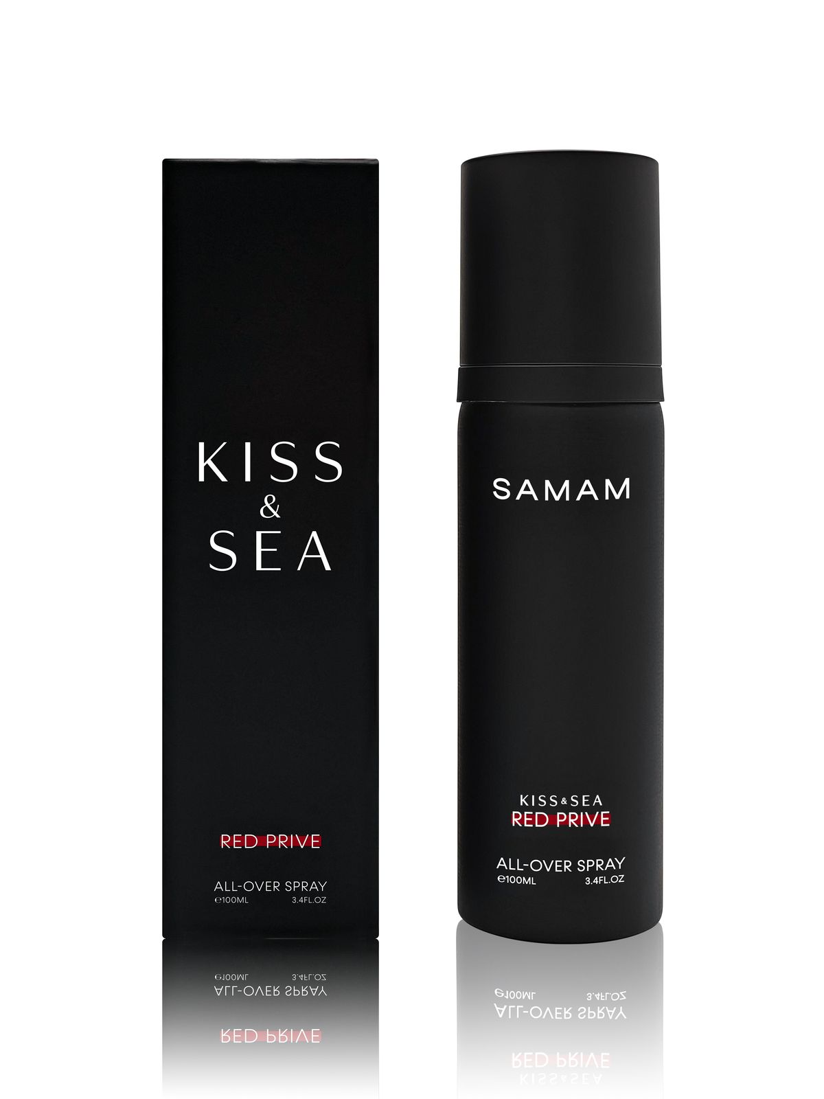 Kiss & Sea Red Prive All over body Spray Samam 100ML
