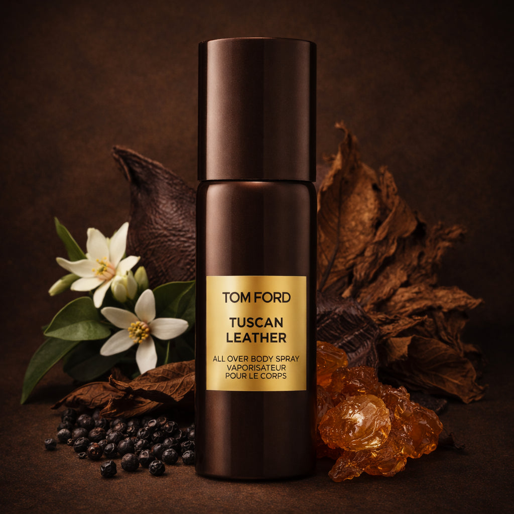 Tuscan leather body spray
