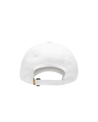 POM POM COTTON TWILL CAP - WHITE